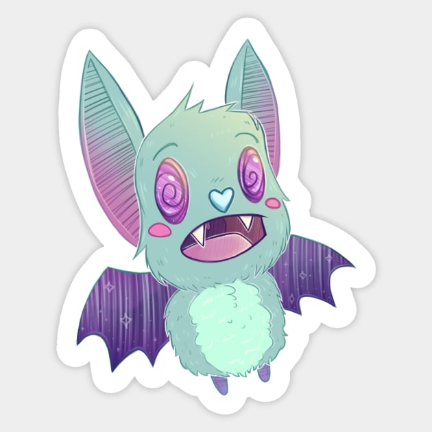 Going Batty Sticker by Khelekmir